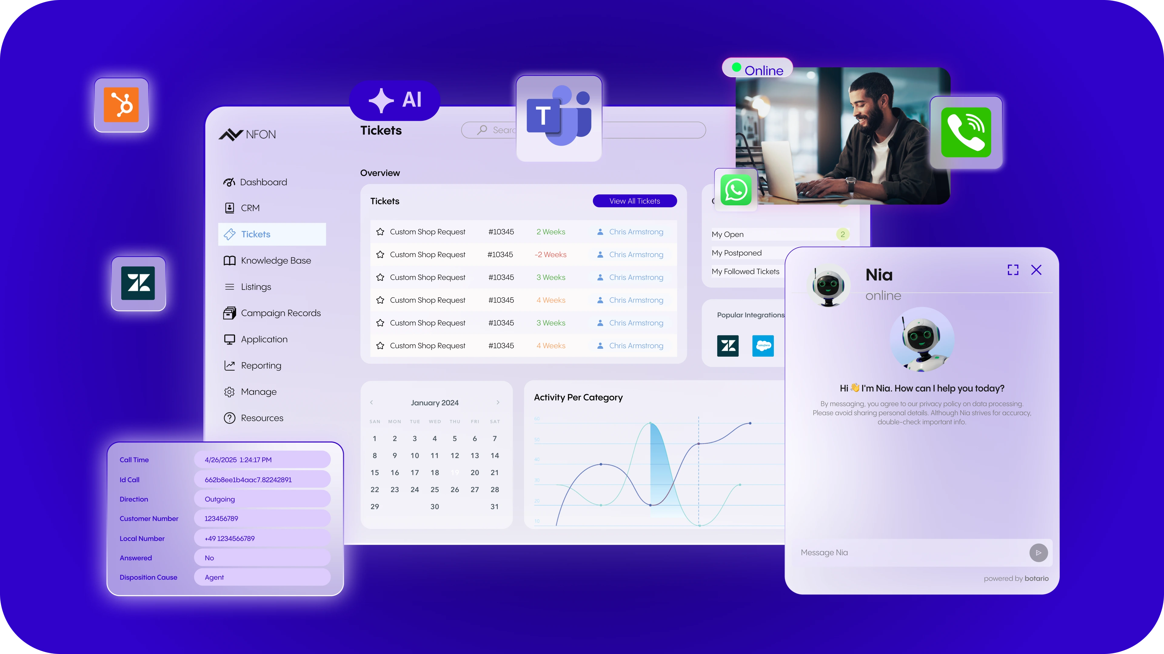 Say Hello to AI: NFON präsentiert intelligentes Contact Center auf der CCW 2026 