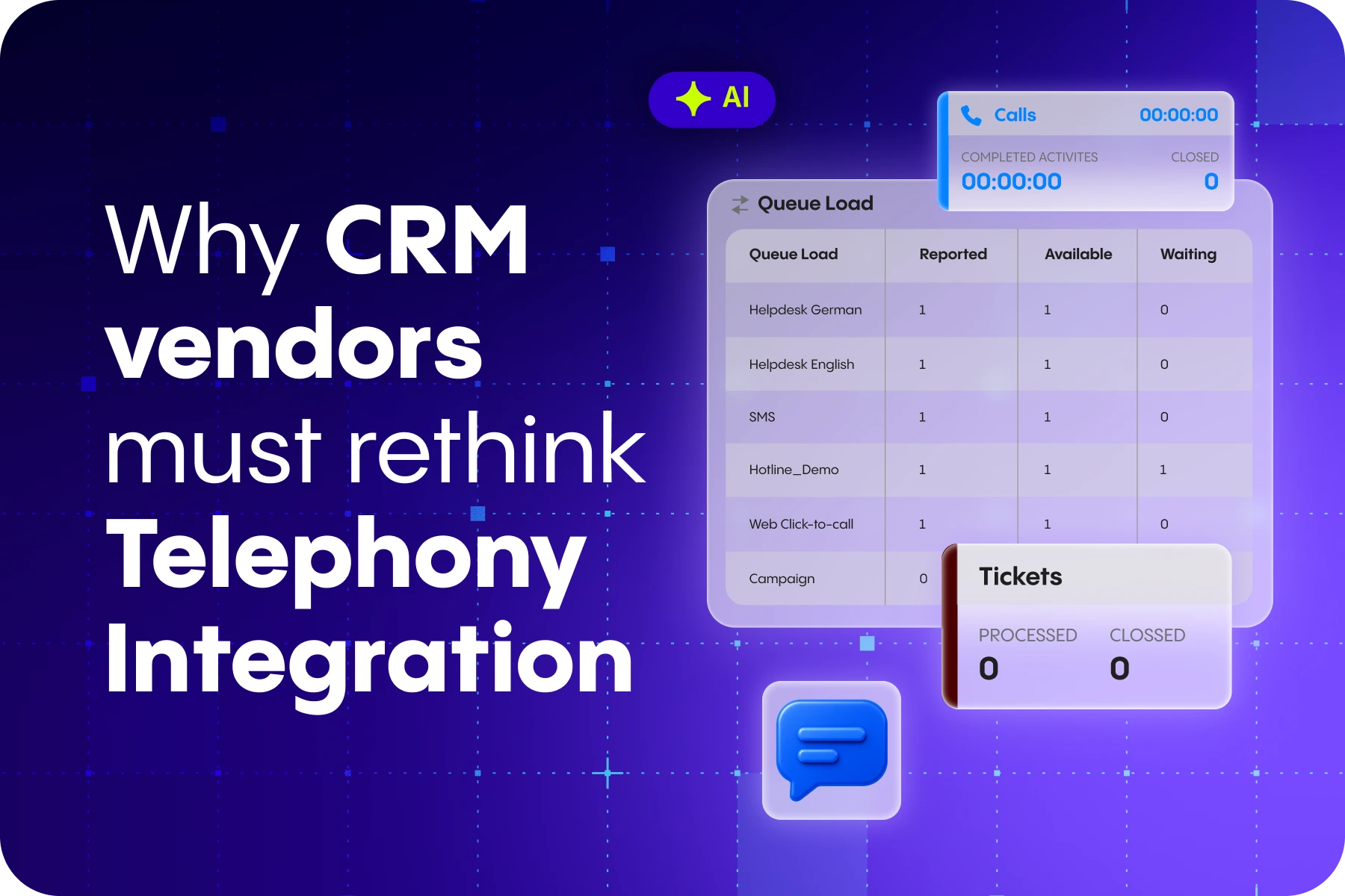 From Calls to Context: Why CRM Vendors Must Rethink Telephony Integration